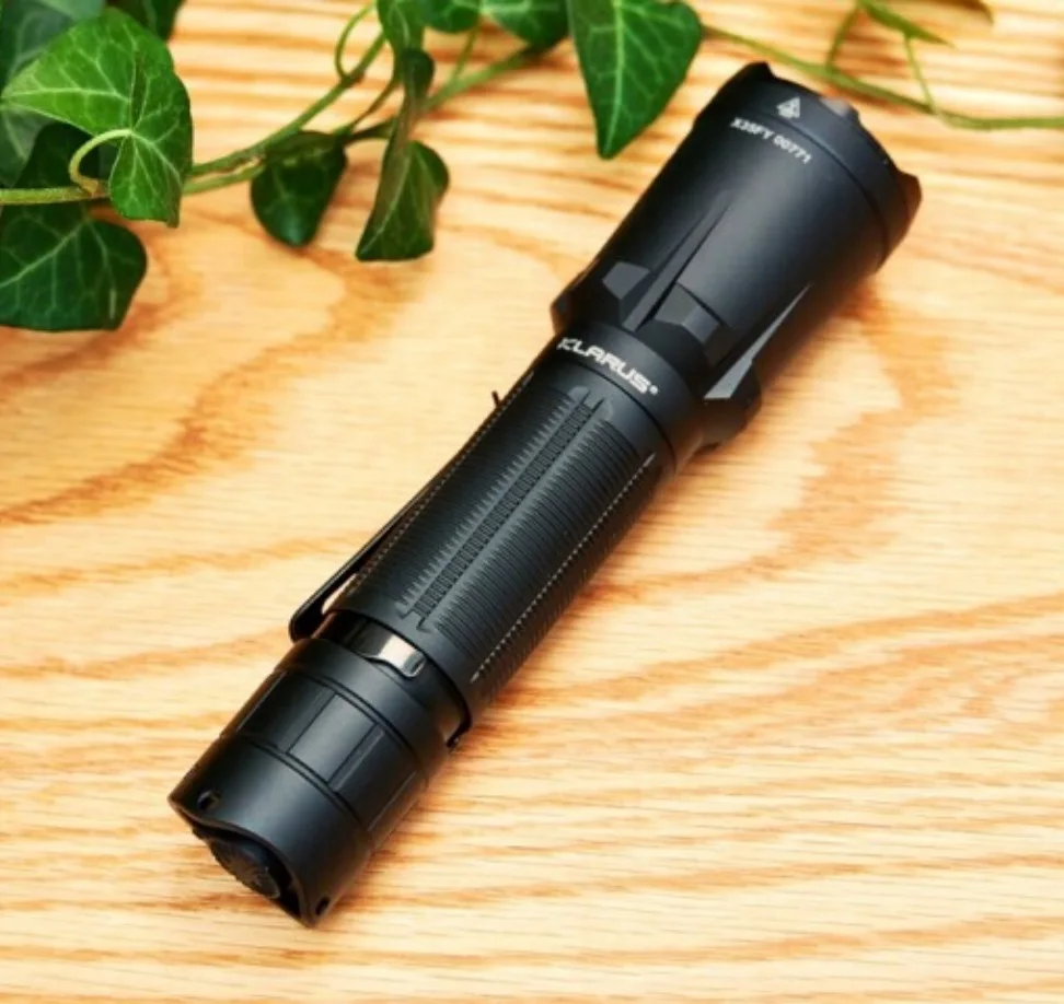 3300Lumen KLARUS Powerful Tactical Flashlight SST-70 Dual Switch Portable Lighting with 21700 Battery for Camping Hiking Hunting
