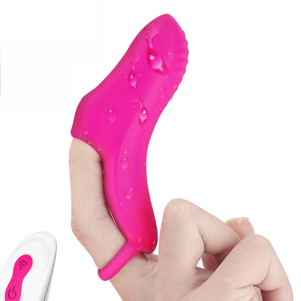 Finger Powerful Vibrator For Women Female Nipple Clitoris Stimulator Remote Control G Spot Massager Sex Toys For Women Couple