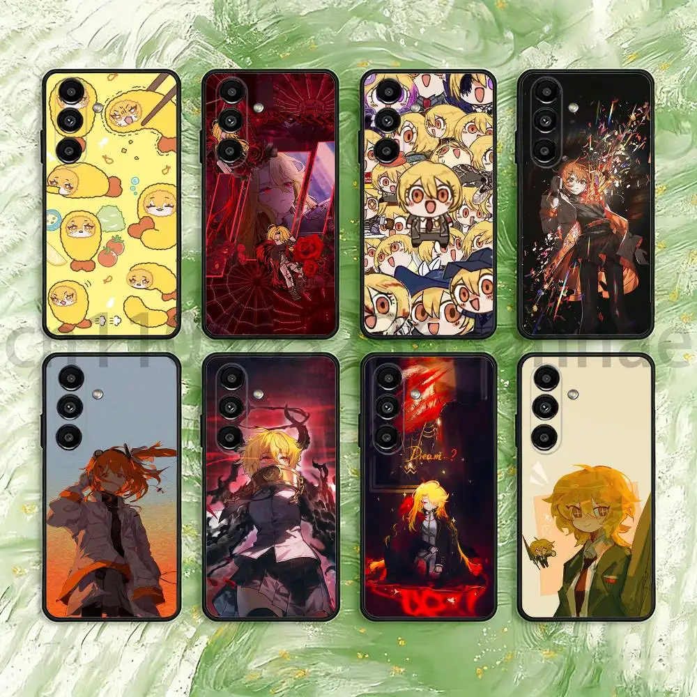 Don Quixote Limbus Ishmael Company Phone Case For Samsung S25,24,23,22,21,S20,Ultra,Plus,FE Black Soft Cover