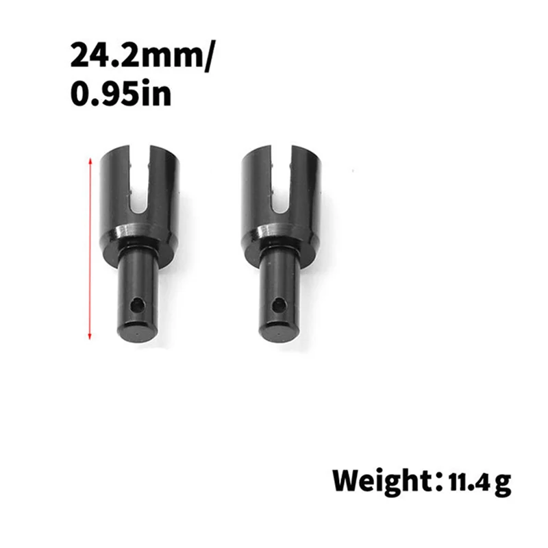 【البيع الساخن】4 قطعة علبة التروس الفولاذية المشتركة كوب مختلف لـ Tamiya M07/M08/TA06/TD2/XV01 1/10 RC قطع غيار السيارات
