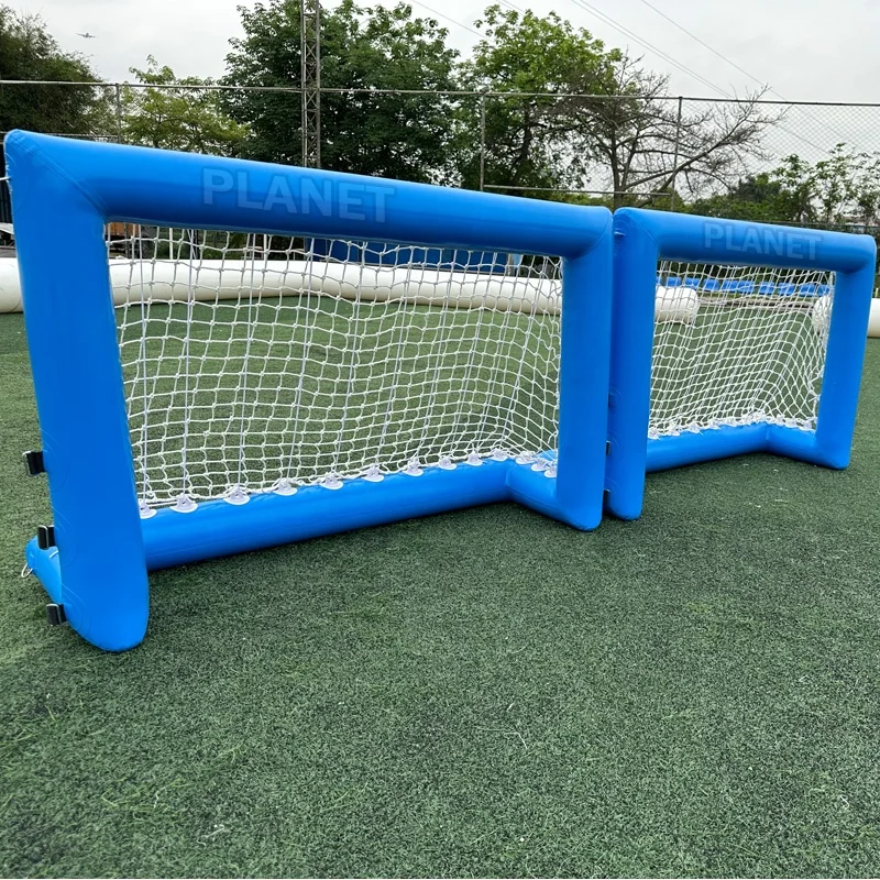 الصيف في الهواء الطلق ألعاب رياضية PVC محكم نفخ كرة القدم الباب المحمولة البسيطة نفخ كرة القدم كرة القدم الهدف بوابة مع صافي