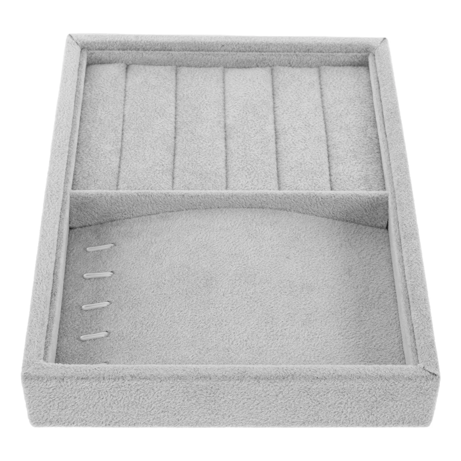 

Jewelry Storage Tray Small Soft Jewelry Organizer Box Necklace Earring Ring Bracelet Display Organizer Ring Storage