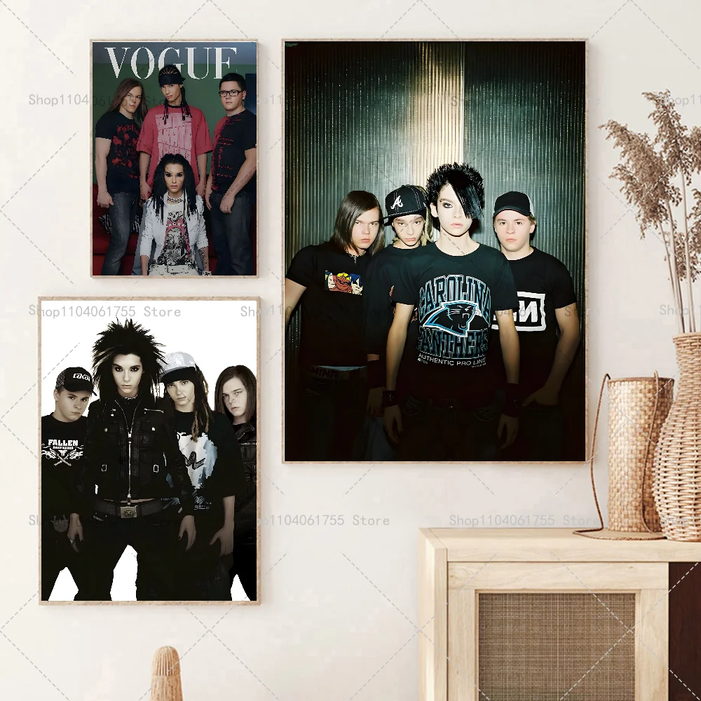 ملصق فندق توكيو من معدن روك باند ، فن ذاتي اللصق ، مقاوم للماء ، ملصق ورقي ، قهوة ، منزل ، بار ، غرفة ، ديكور جداري #2