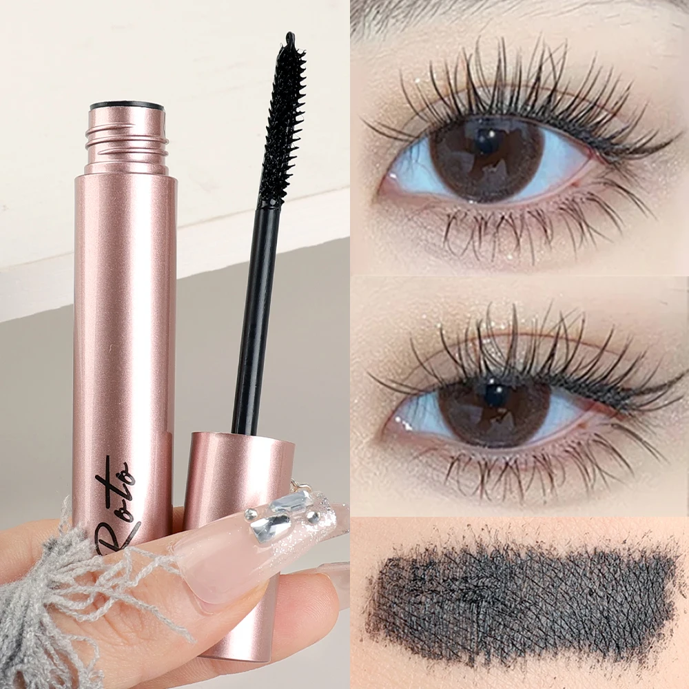 Lasting Mascara Matte Black Brown Waterproof Quick Drying Lengthening Eyelash Curled Mascara Lash Extension Women Korean Makeup