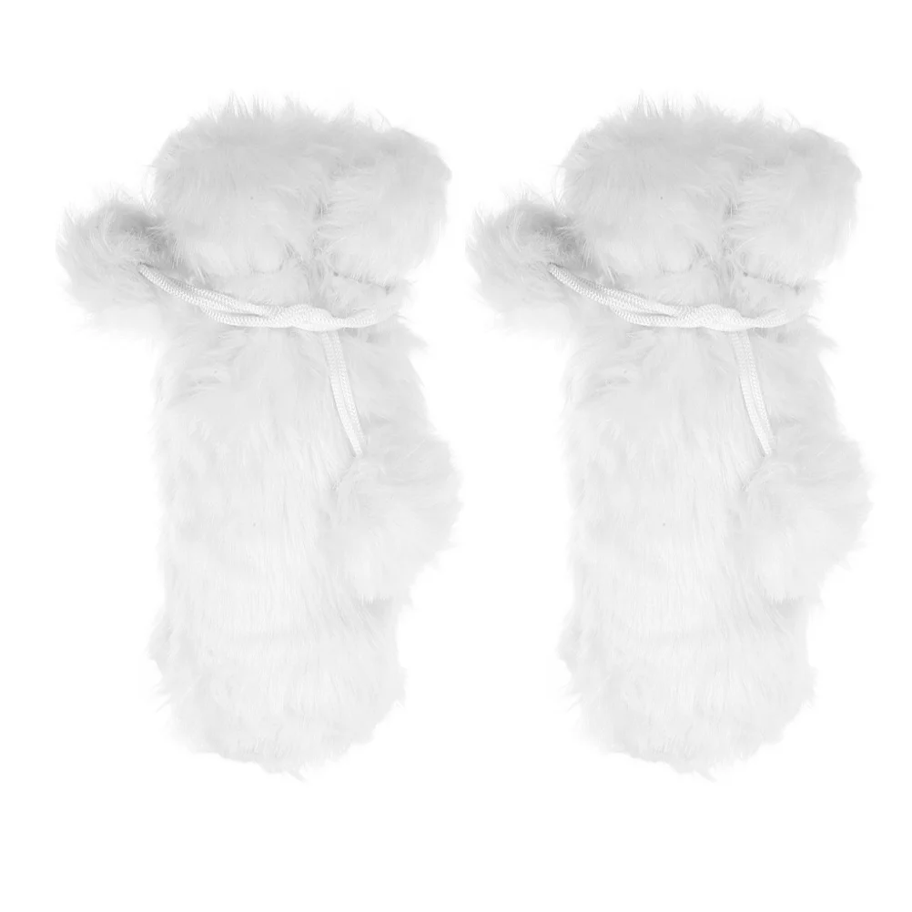 

2Pcs Christmas Wine Bottle Bags Soft Material Reusable Beverage Packaging Covers for Holiday Party Decor Gift Wrapping