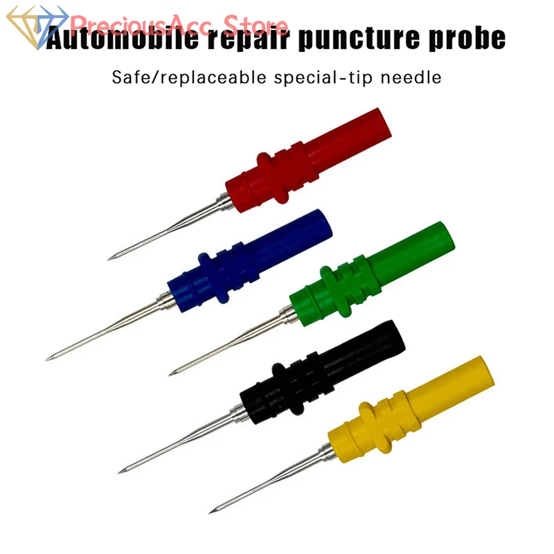1/2/10 قطعة مجموعة دبابيس التحقيق أداة إصلاح الملحقات السيارات التشخيص اختبار التحقيق ثقب الإبر راسم الذبذبات