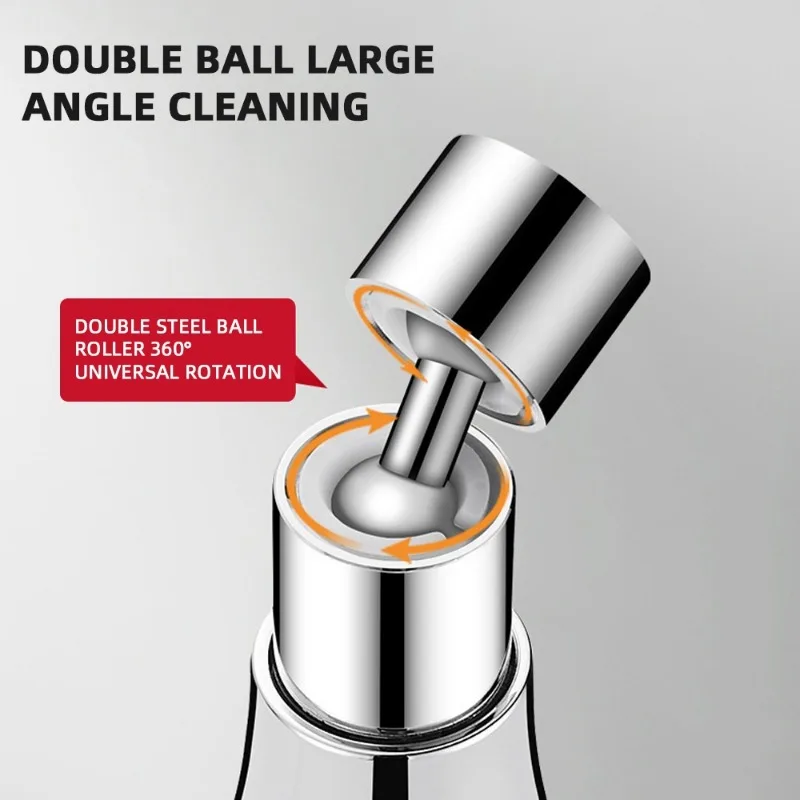 Kitchen Sink Pull Down Faucet Spray Head 3 Function Pull Out Spray Nozzle Replacement Part 360° Rotatable Sprayer Head Tap Spout