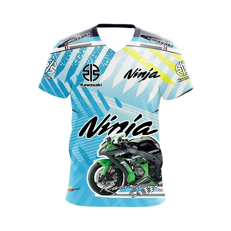2025 كاواساكي دراجة نارية شعار Z الرجال الصيف التجفيف السريع امتصاص العرق تي شيرت ، النشاط في الهواء الطلق تي شيرت ، الشارع عادية #3