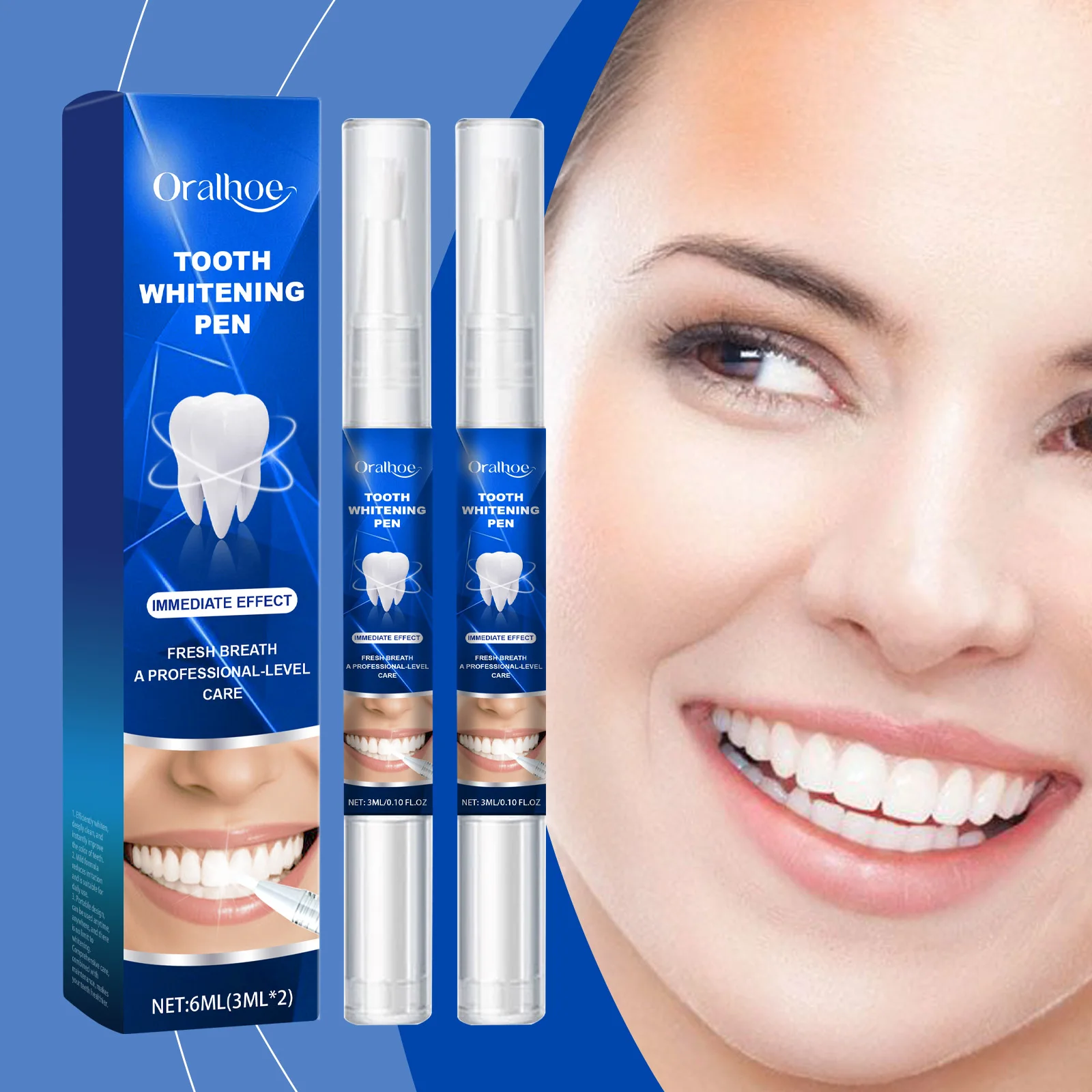 Teeth Whitening Pen Teeth Cleaning Serum Gel Remove Plaque Stains Yellow Teeth Treatment Oral Hygiene Tool Fresh Breath Professi