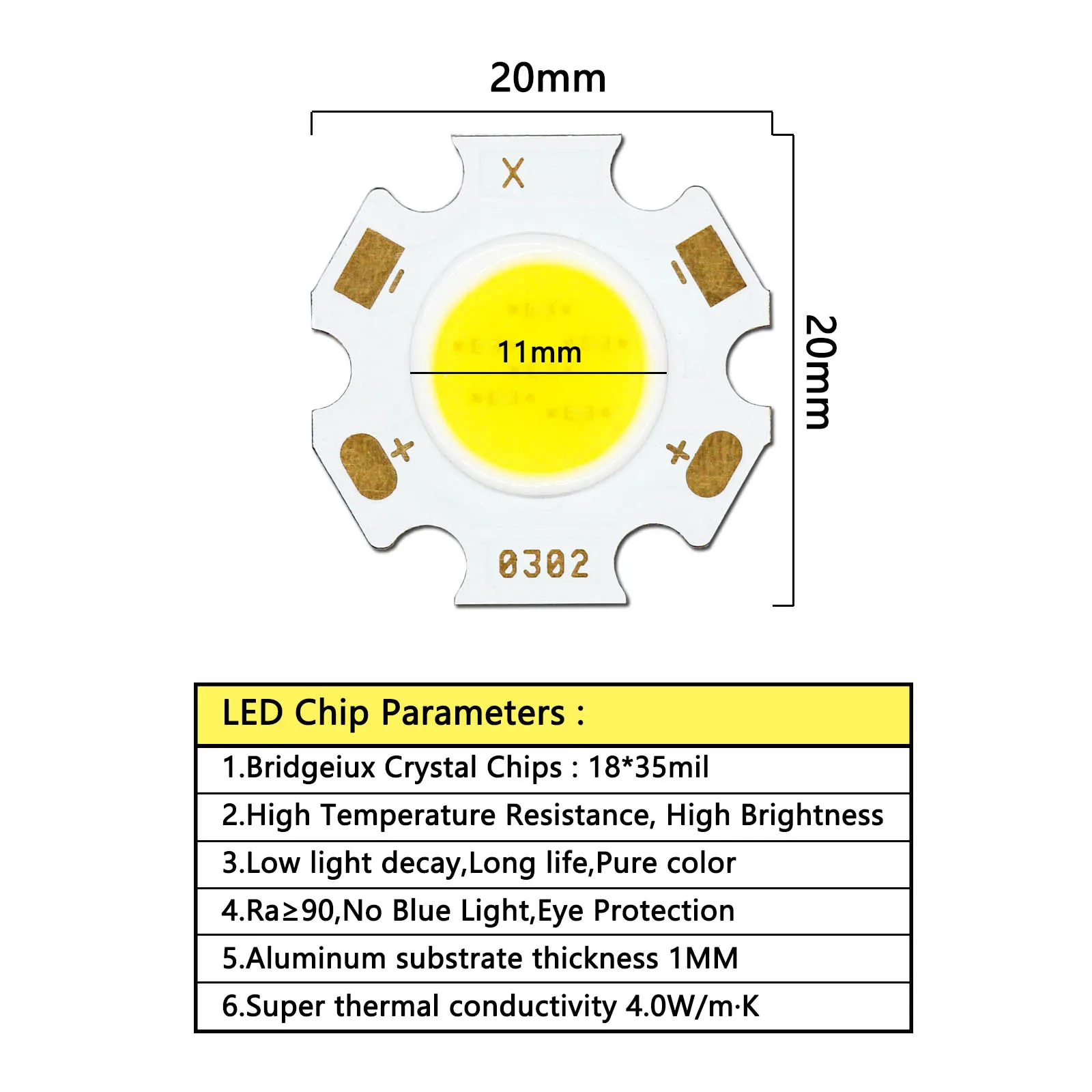 3W 5W 7W 10W High Lumen Bridgelux Chip LED Isolated On Board Driver LED Bulb Set AC110-220V For LED Spotlight Track Light DIY