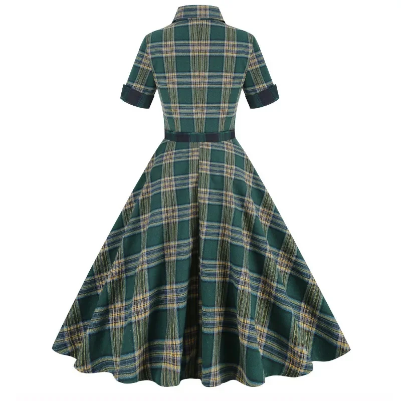 Robe de soirée Pin Up LatejPrint pour femme, manches courtes, rétro, vintage, rockabilly, balançoire, robes éducatives, décontracté, été, nouveau, 2025