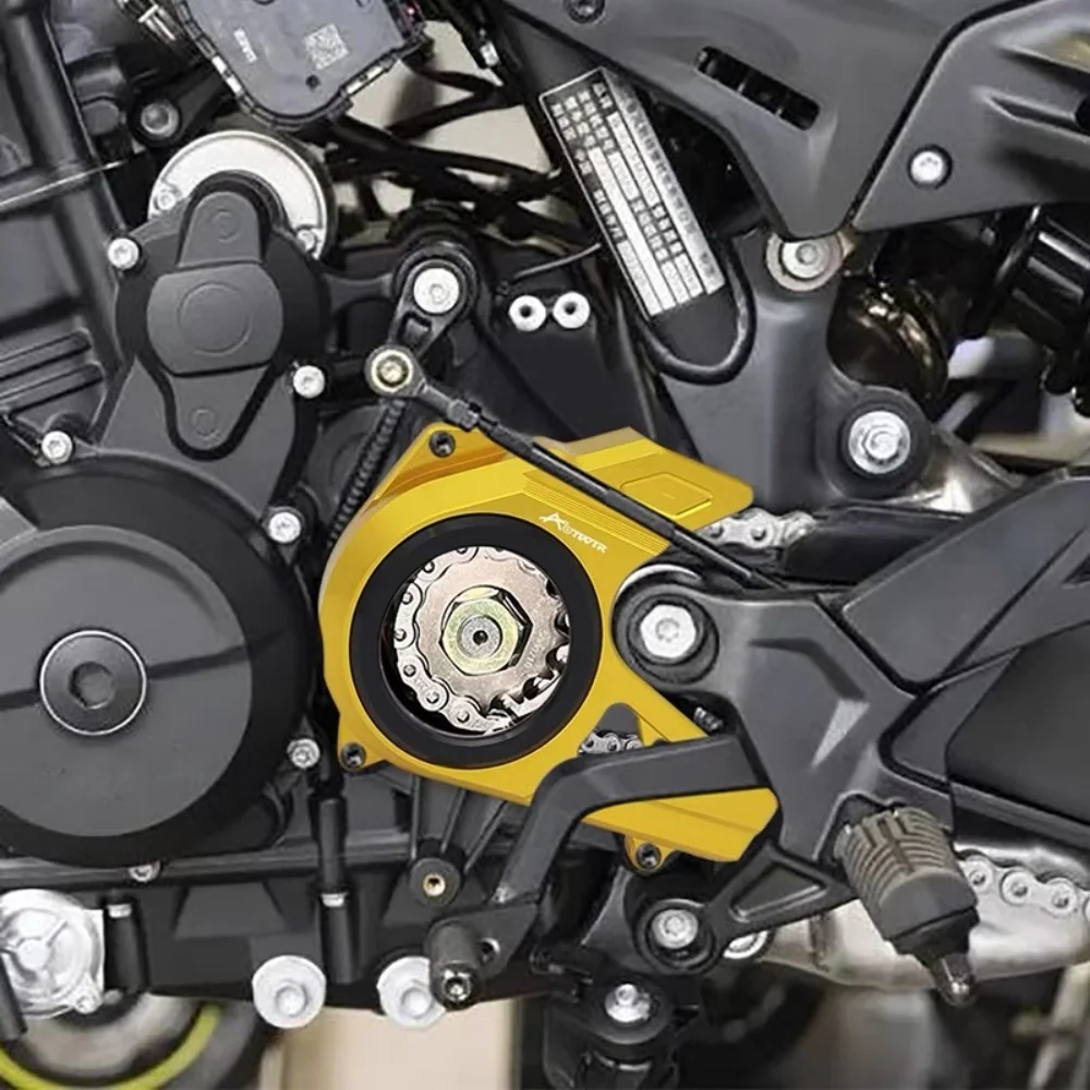 Suitable for  800NK Transparent Small Sprocket Chain Cover Modified Parts