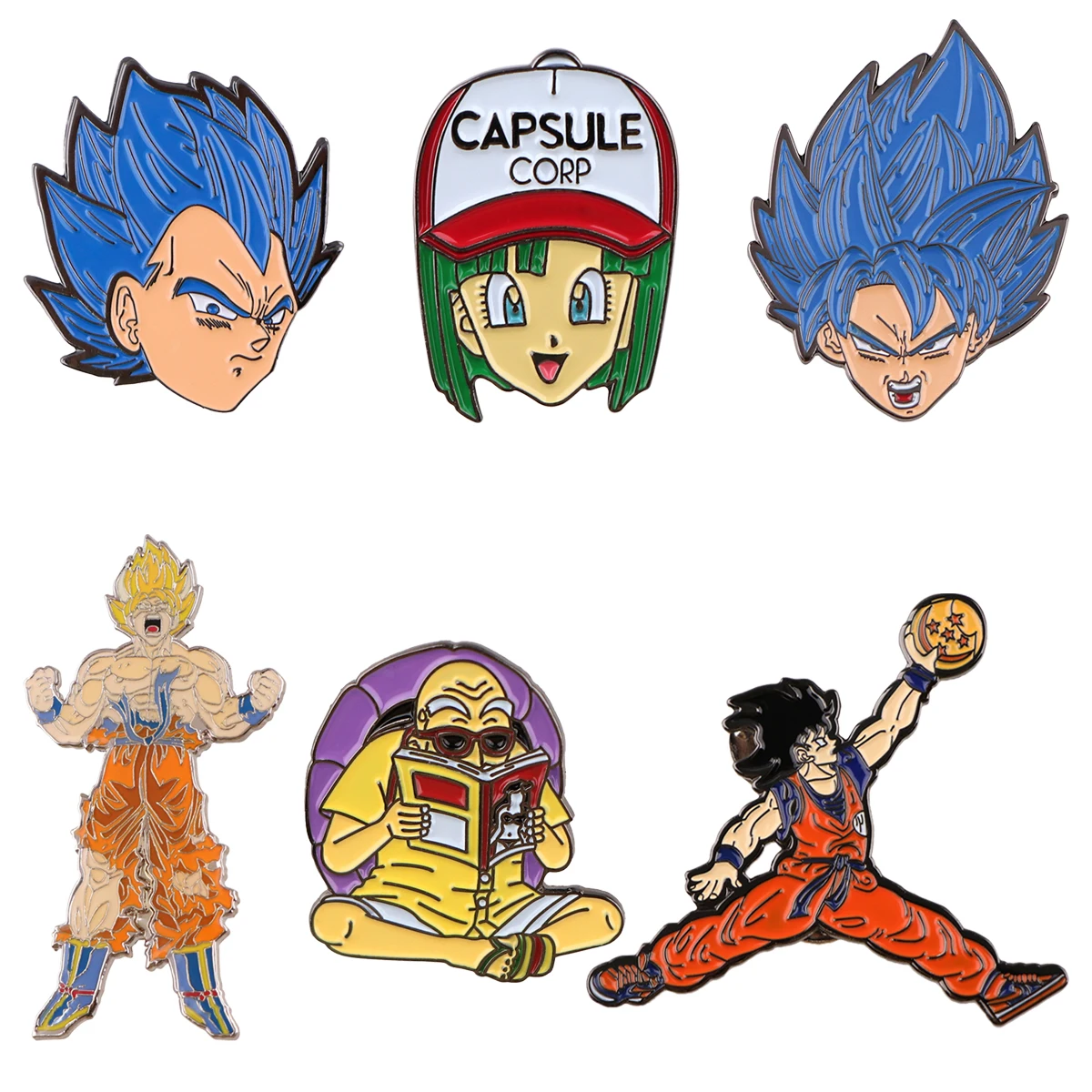 Anime Character Enamel Pins Cool Cartoon Brooches Clothes Backpack Hat Lapel Badges Fashion Jewelry Accessories Souvenir Gifts