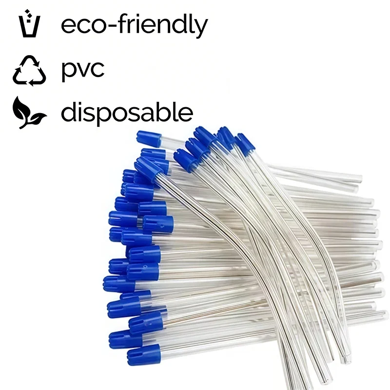 100pc/Bag Suction Tube Dental Disposable Surgical Suction Tips Saliva Ejector Aspirator Odontologia Dentistry Oral Care Materia