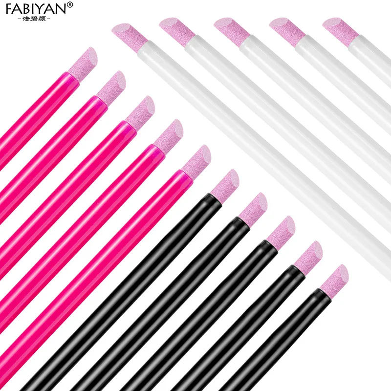 5Pcs Nails Art Quartz Grinding Pen Dead Skin Remover for Natural Nail UV Gel Polish Manicure Stick Files Accessories Tools