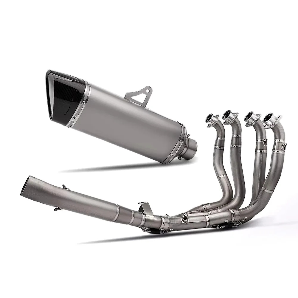 Motorcycle Full Exhaust System For GSX1300R Hayabusa Gen3 2021-2025 Motorbike Titanium Alloy Exhaust Muffler Kit Complete Set
