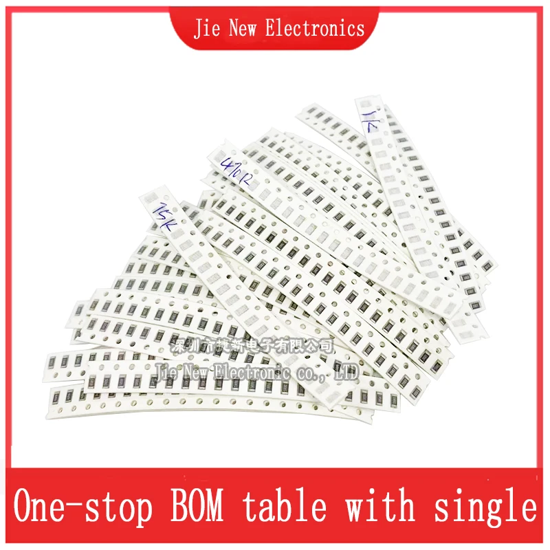 0402 0603 0805 1206 SMD Resistor Sample Assorted Kit 1Ohm-1M ohm 1% 33valuesX 20pcs=660pcs