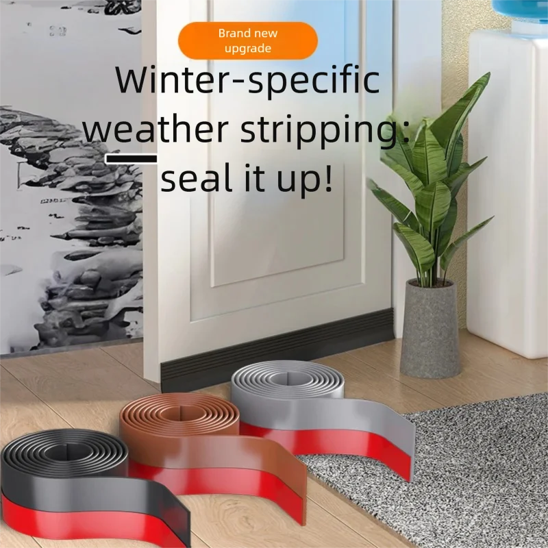 Waterproof Self-Adhesive Strip For Sealing Door Gaps Soundproof Insect-Proof And For Dustproof And For Glass Doors And Windows