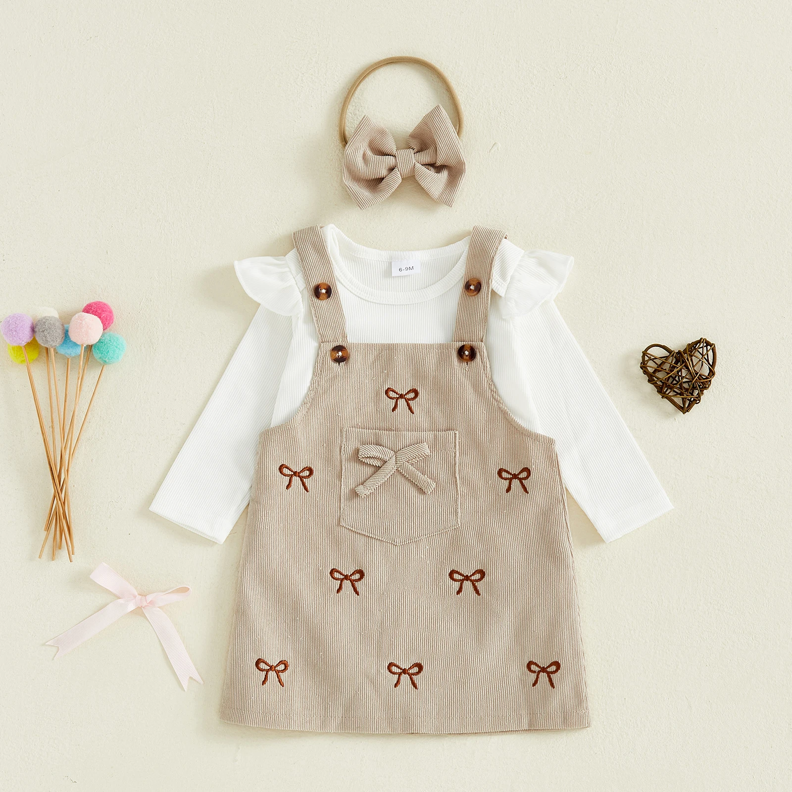 Ruffle Baby Girl Outfit 3