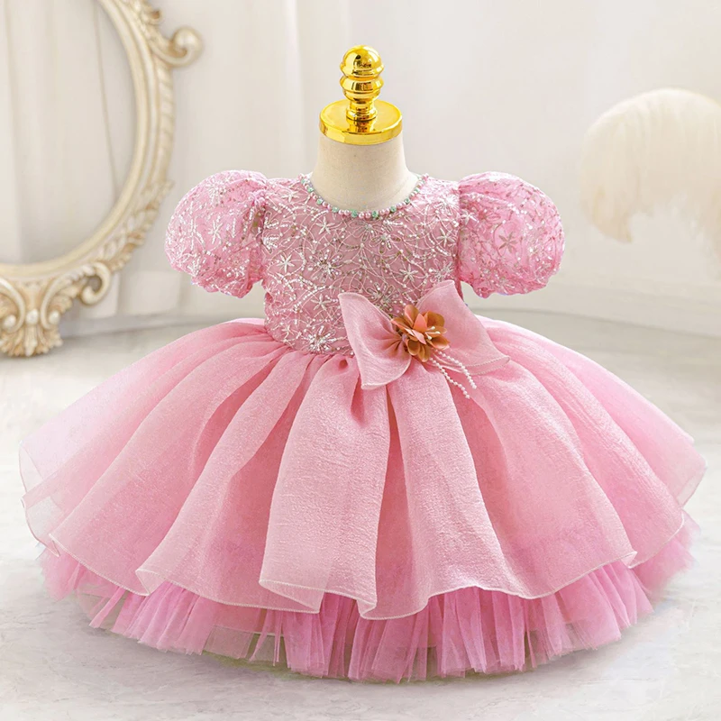 birthday dress for 4 year girl Toddlers Dresses Flower Girl Dress Toddler Sleeveless Tulle Dress Girl Party Dress Kids Blue Dress Girls Long Dresses Birthday Dress Toddler 4-5 Years
