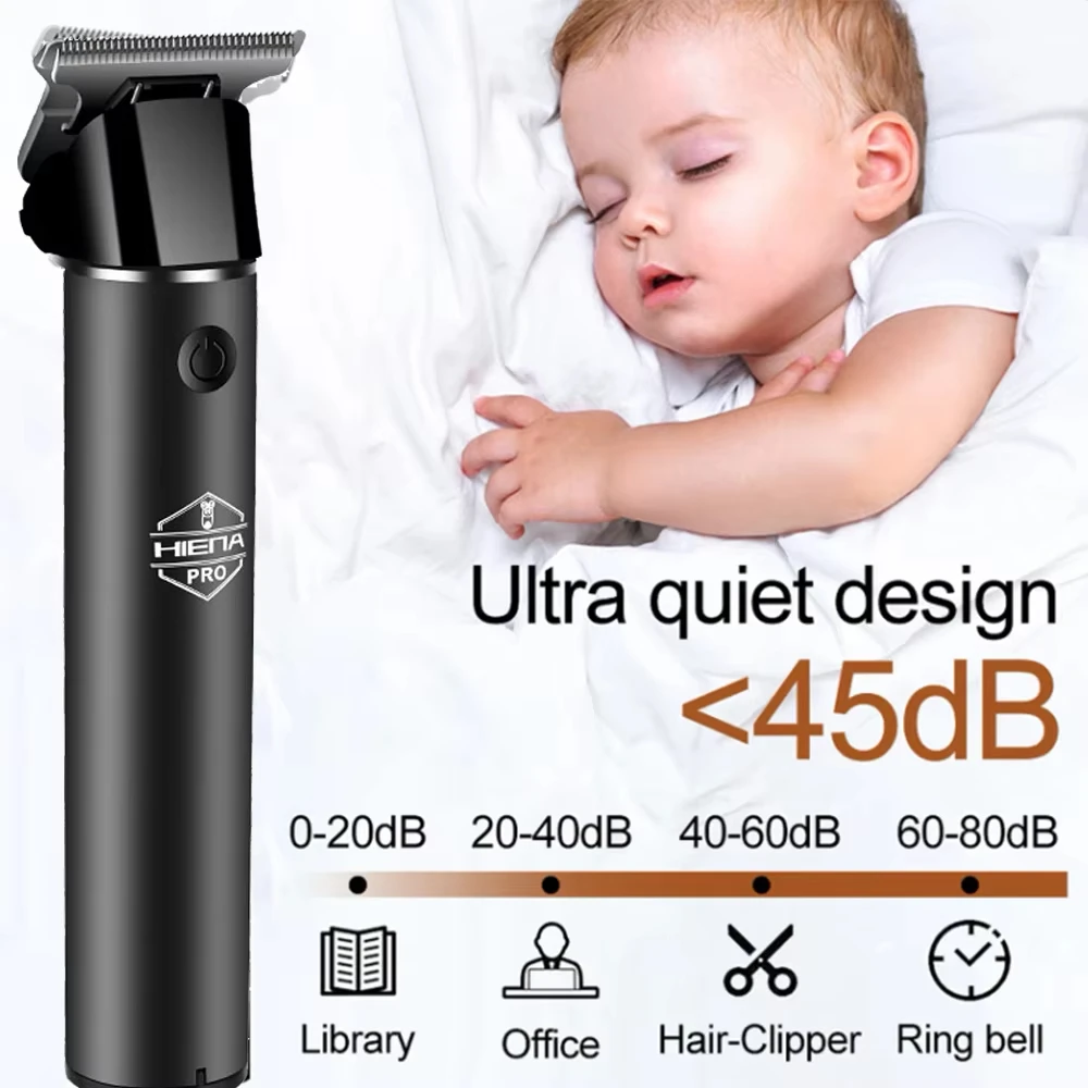 HIENA مجموعة أدوات تشذيب الشعر للرجال ماكينة قص الشعر اللاسلكية الاحترافية المحمولة ماكينة حلاقة الشعر واللحية ماكينة حلاقة #4