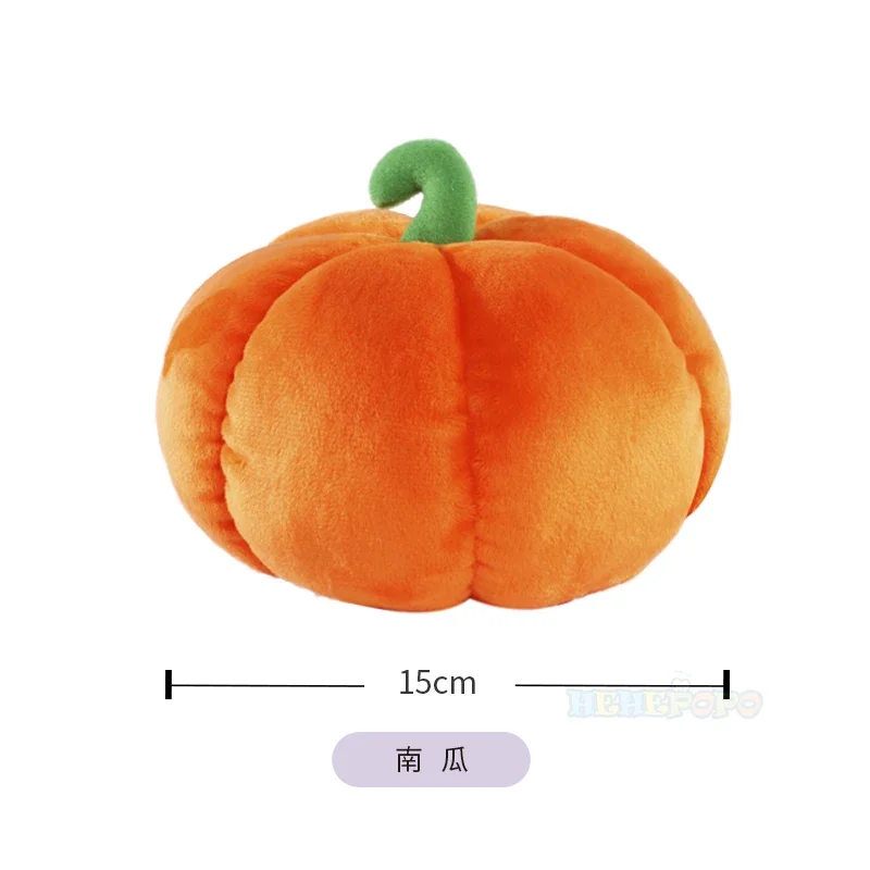 Simulatie Fruit Groente Knuffel Knoflook Aardbei Broccoli Watermeloen Pompoen Zacht gevuld knuffelpop Babyeducatief speelgoed