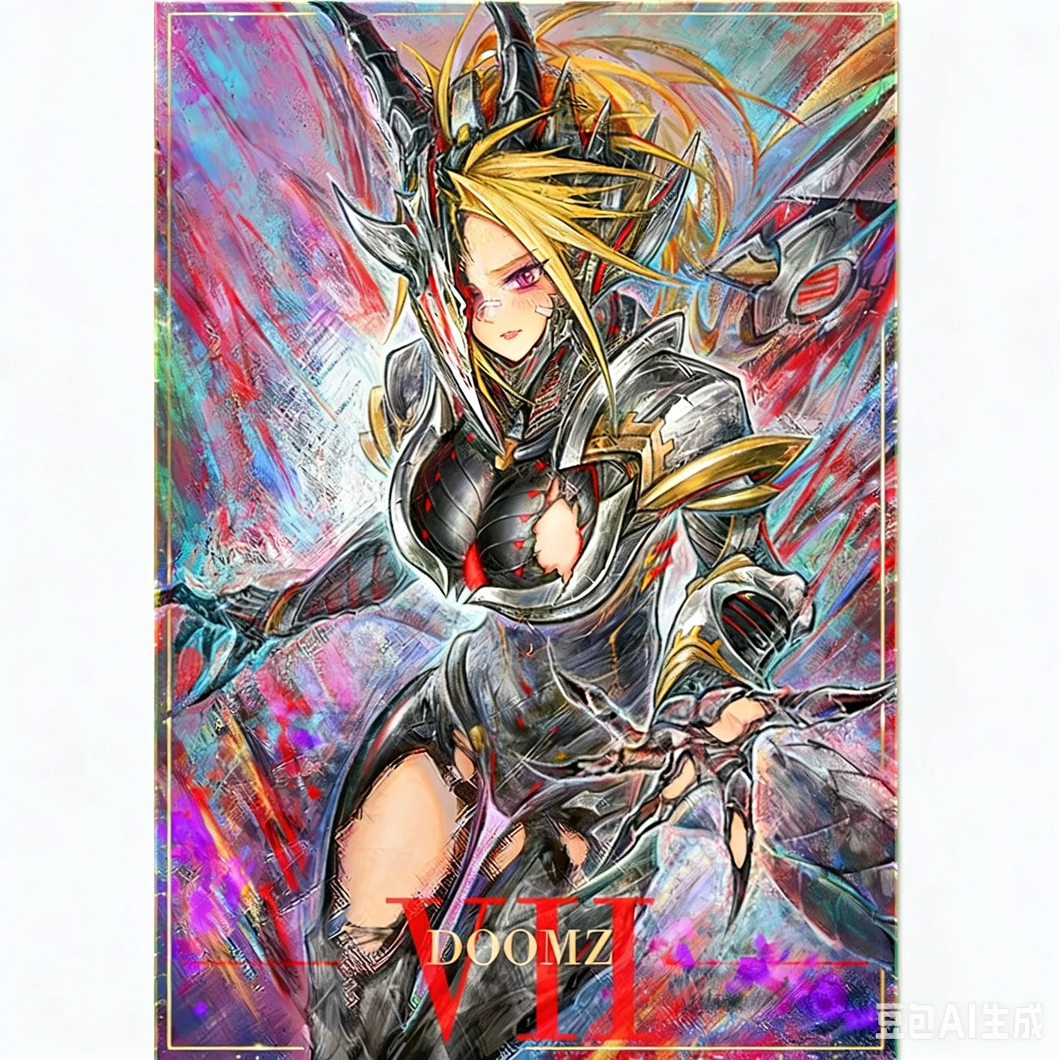 60 шт. защитных чехлов для карт Yugioh DoomZ VII Seven - Elara Yu-Gi-Oh! Защитный футляр для коллекционных карт TCG OCG Shine Protector Case