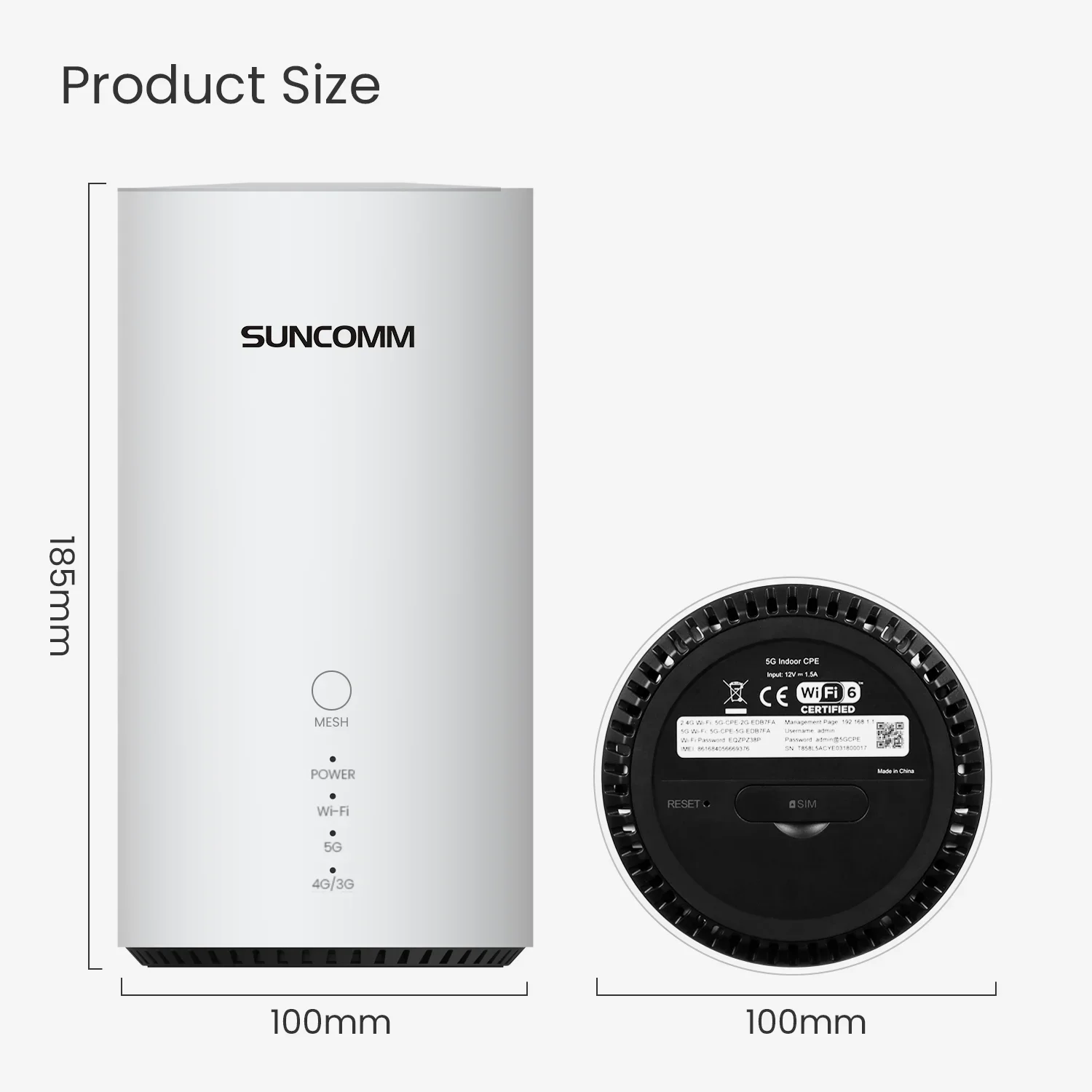 

Hot Selling SDX75 5G CPE WiFi 7 Dual-band BE7200 Home Mesh CAT20 Support NFC VoLTE VoIP VPN Cell Lock TTL Network Lock 5G Router