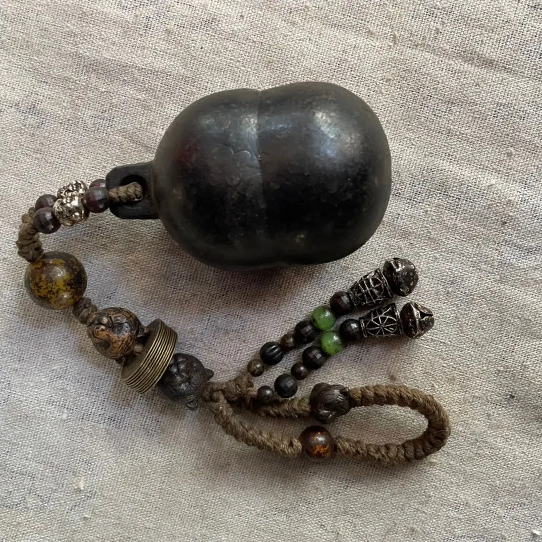 Antique collection Tibetan antique double-headed bell