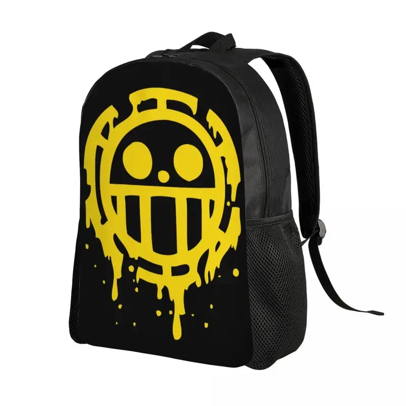 Custom manga One Piece Travel Backpack men women school laptop bookbag heart pirates trafgar Law College student daypack bags