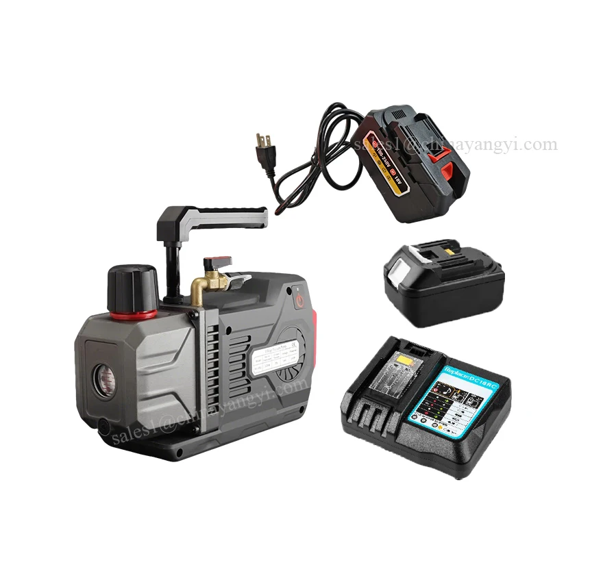 DC Brushless 18V Lithium Battery Cordless Vacuum Pump Dual Voltage R32 Sparkless air Conditioner Refrigerant Vacuum Pump