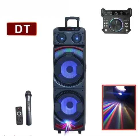 Active Rechargeable Speaker UF-1032-DT With Wireless Microphone