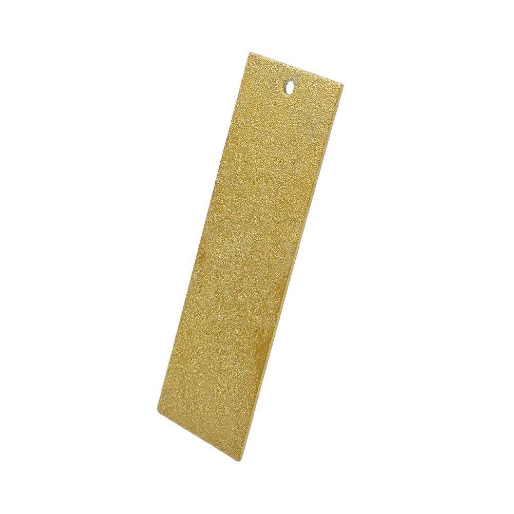 Gold Colored Diamond Polishing Pad for Marble Edge Smoothing Hand Operated Trimming Tool 60 Mesh One Side 100 Mesh