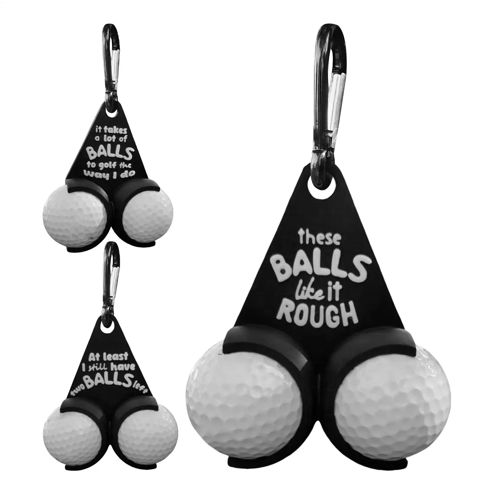 10x6,1cm PVC Tragbarer Golfball-Ständer Lustiger Scherzartikel Golfball-Halter Kleines Aufbewahrungsregal Langlebiges Golf-Zubehör