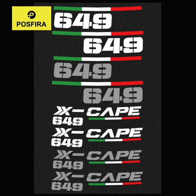 Motorcycle Stickers Vinyl Decal for Moto Morini X Cape 650 XCape X-Cape 649 Accessories 2022-2024 Motorbike Graphics Logo Emblem