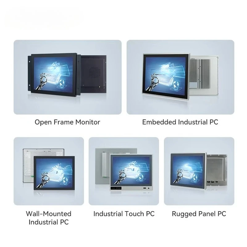 Fully Enclosed Tablet PC with RS232 17 Inch Embedded Touch Screen Industrial Fanless Window Computer