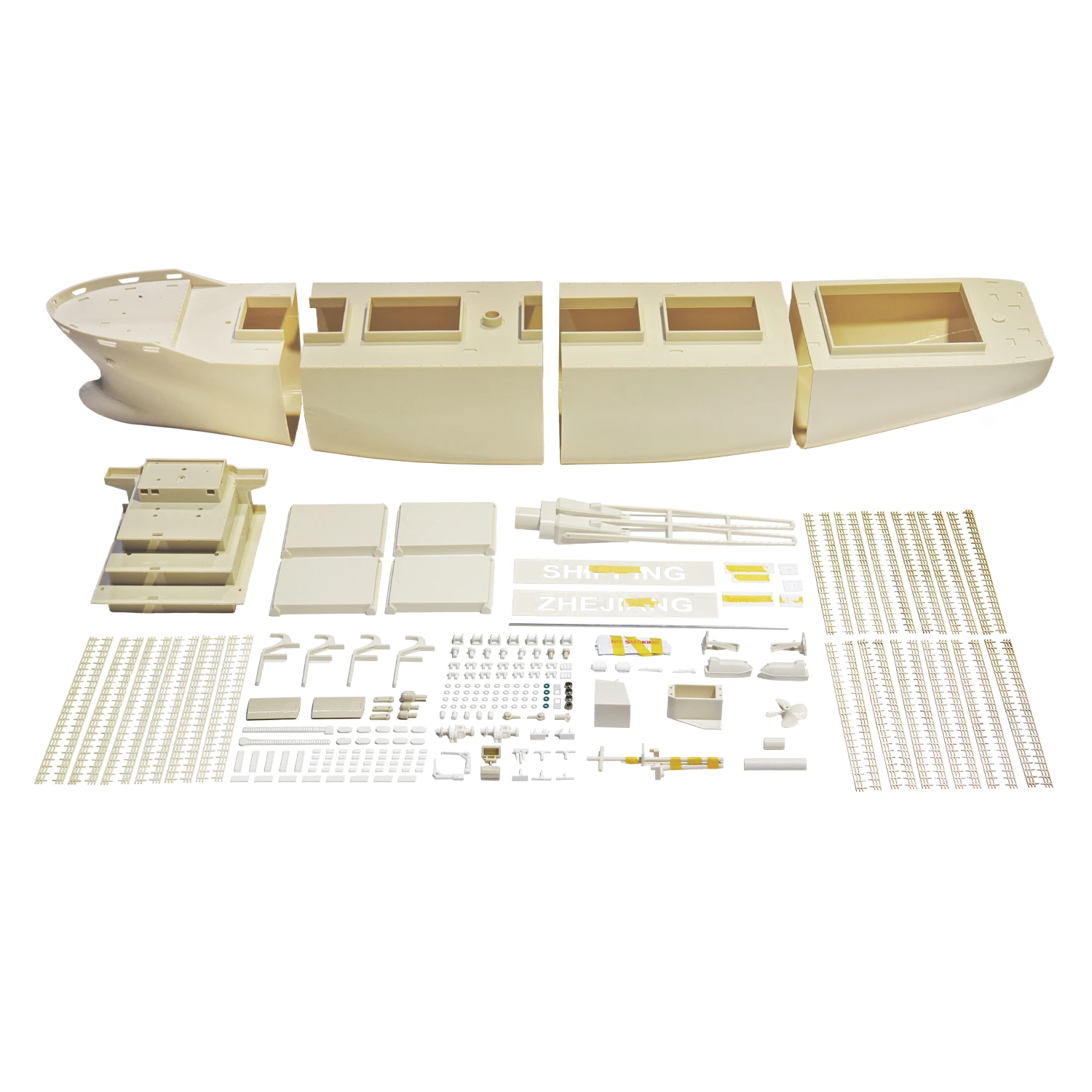 RC قارب 100 سنتيمتر محاكاة التحكم عن بعد السائبة البضائع قارب ثلاثية الأبعاد الطباعة RC قارب أطقم منمذجة لعبة الكبار