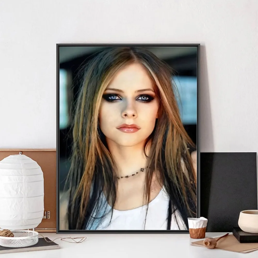 Star Singer Avril Lavigne Poster Posters Kraft Paper Vintage Poster Wall Art Painting Study Aesthetic Art Small Wall Stickers