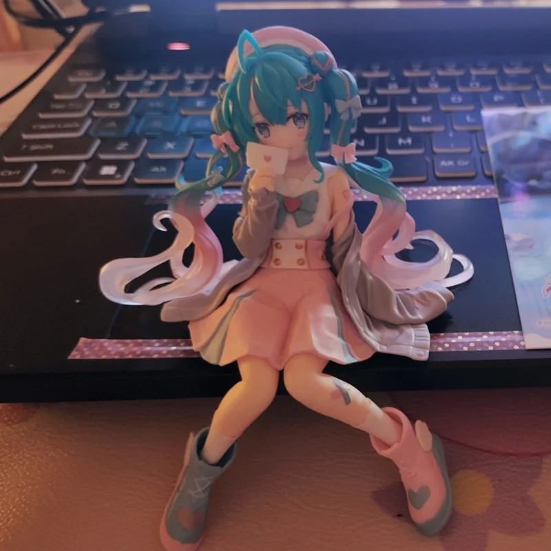 Furyu Hatsune Miku figura de Anime Vocaloid Hatsune, estatuilla de tapón de fideos, modelo de Pvc, estatua, juguetes coleccionables, regalos de cumpleaños