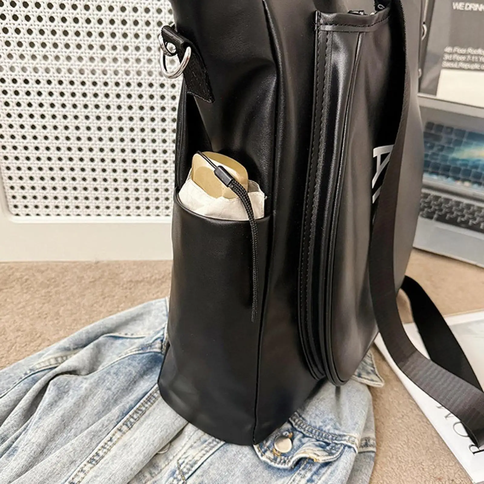 

Сумка для теннисных ракеток, сумка для бадминтонных ракеток, многофункциональная спортивная сумка для фитнеса, большая вместительная сумка из искусственной кожи, портативная теннисная сумка