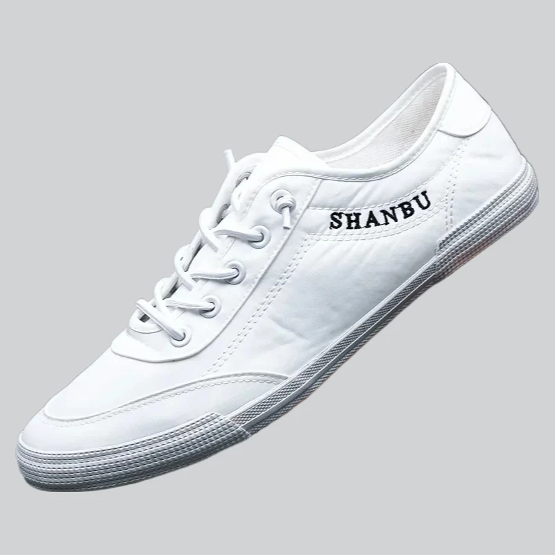 

Men Shoes Flat Sneakers White Lace-Up Tenis Masculino Plus Size 46 Men's Casual Shoe Lightweight Breathable