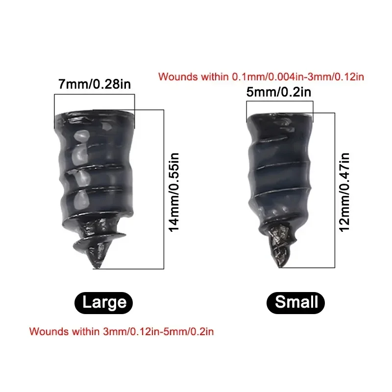 1 قطعة دراجة نارية كهربائية فراغ الإطارات آلة إصلاح الذاتي الغراء مسمار كبير صغير أدوات سريعة إصلاح الإطارات غير المدمرة