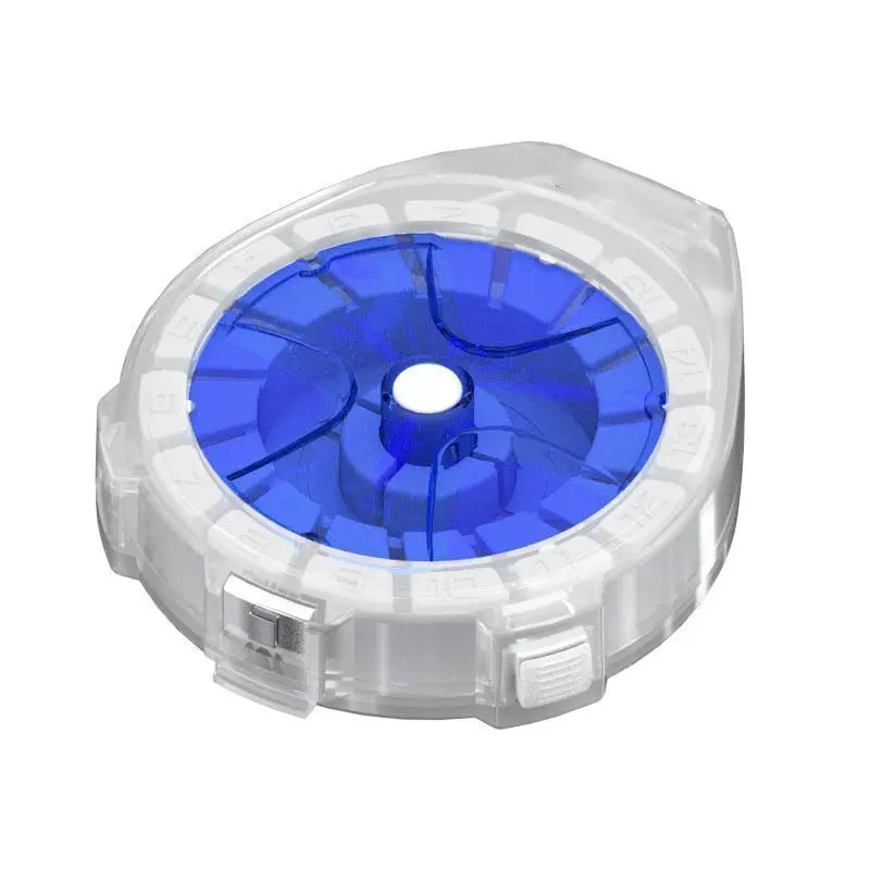1Pc Anti Reverse Fishing Leader Spool Box With Built-in Cutter Portable Fluorocarbon Line Storage Winder For Lure Angling