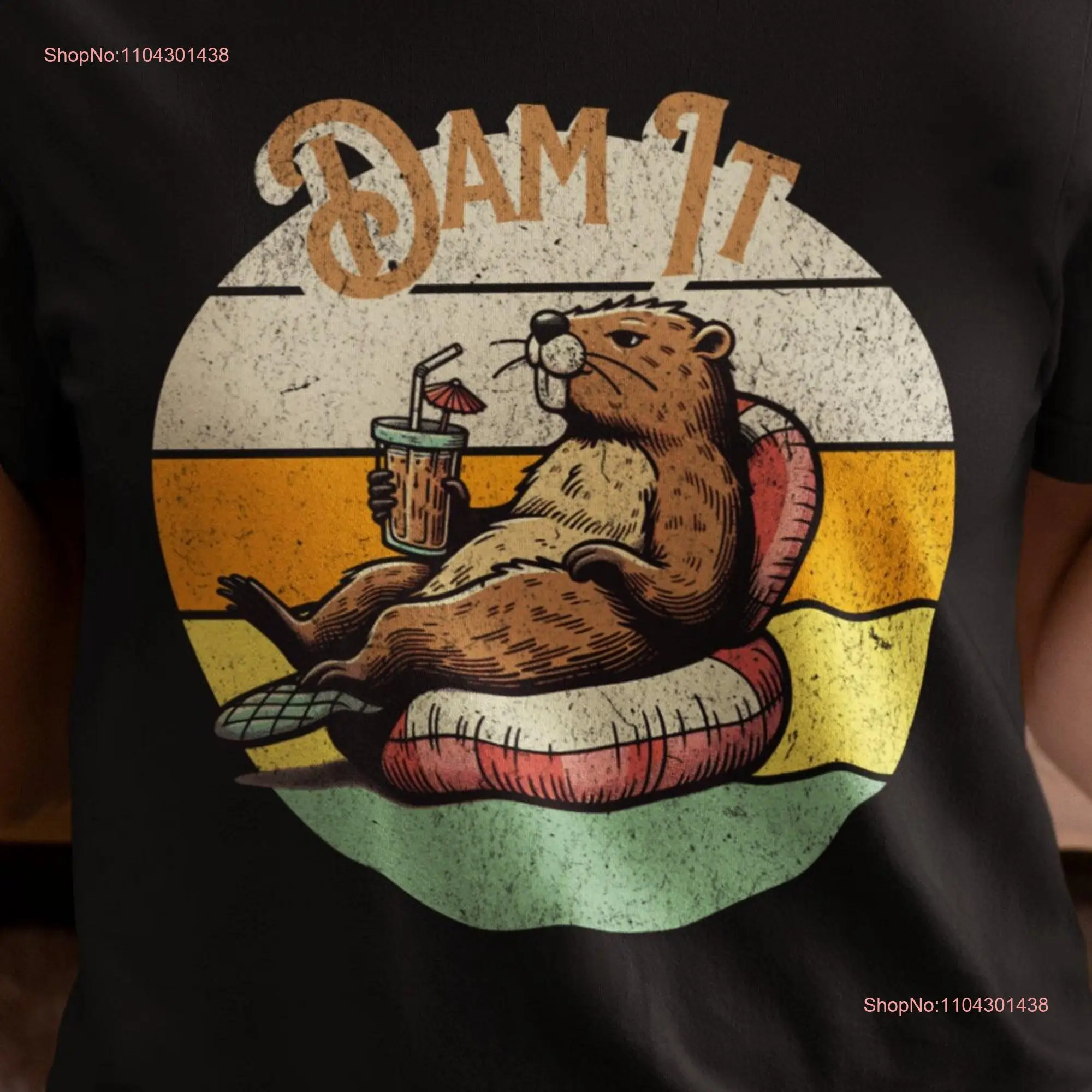 Dam It T Shirt Beaver Lover Animal Funny long or short sleeves