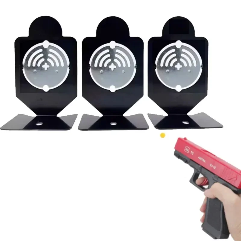 Auto Flip Medal Target Dart Airsoft BB Gel Water Soft Ball Pistol Rifle Gun Shooting Games Accessories for Nerf Teens Adults Toy view 2