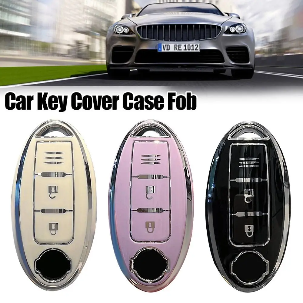 Car Key Case For Nissan/Qashqai/X-Trail T32/Infiniti /Juke J10 J11/Kicks/Tiida/Pathfinder Auto Accessories Key Case Cover