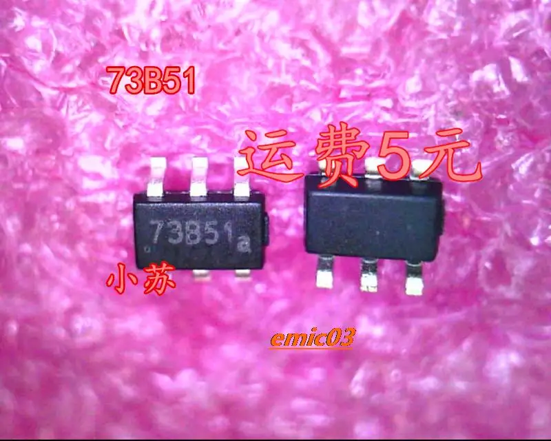 5pieces 73B51 73B5 73B OB2273  6  SOT23-6 