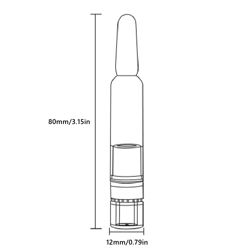 10/30/50Pcs Empty Small Ampoule 2ml Cosmetic Bottle Essential Oil Bottle Medical Beauty Hyaluronic Acid Stock Solution Bottle