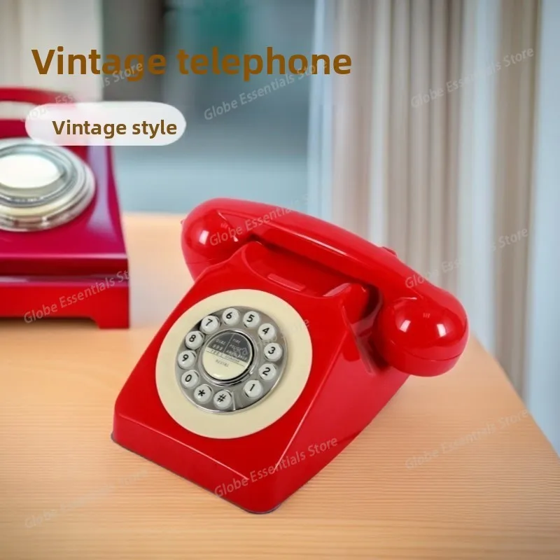 

300 Vintage Telephone, An Old-fashioned Nostalgic Art Landline, A Landline Fixed-line Telephone