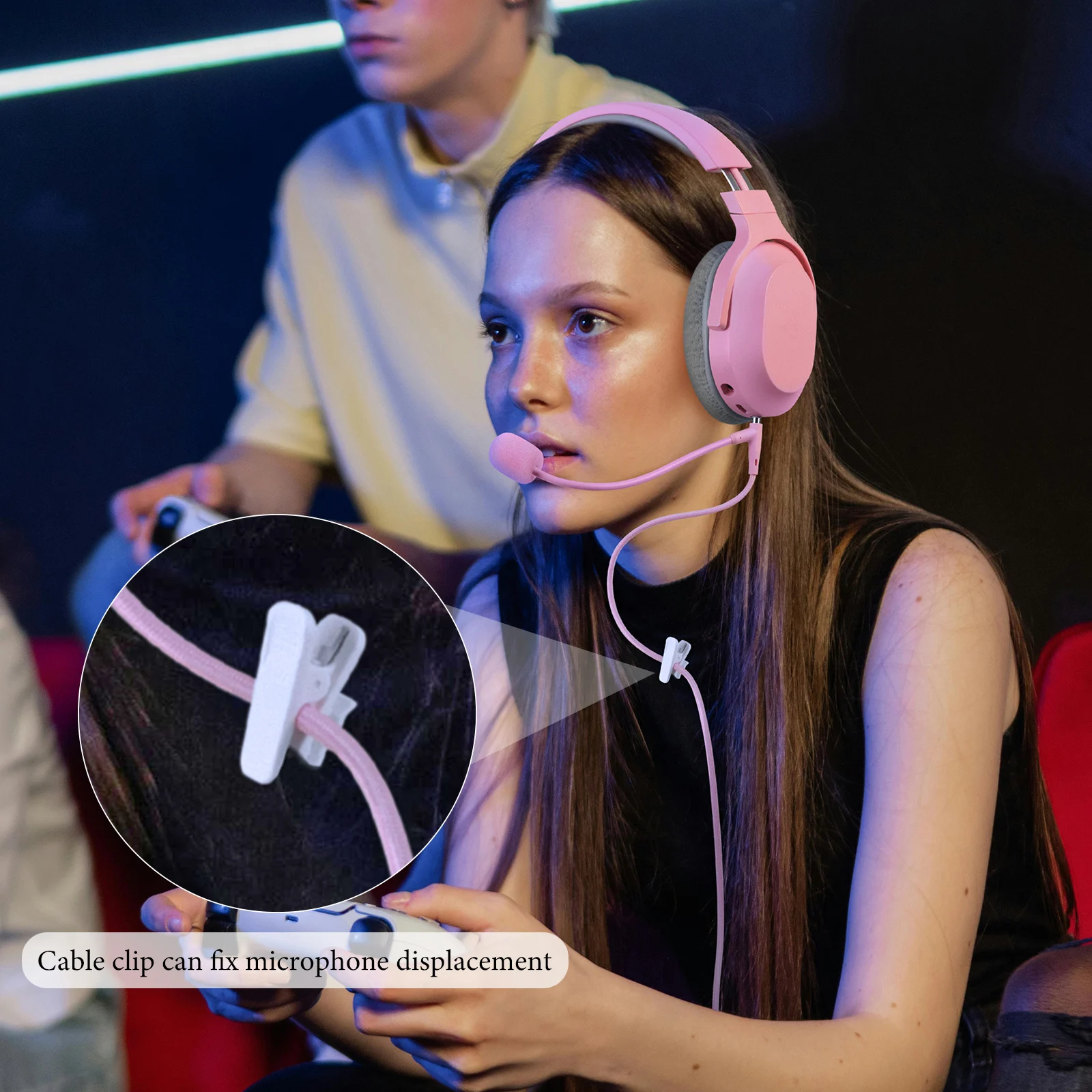 Geekria Boom Mic headphone kabel kompatibel dengan Skullcandy Hesh 3, Evo, Crusher Evo, Venue headset